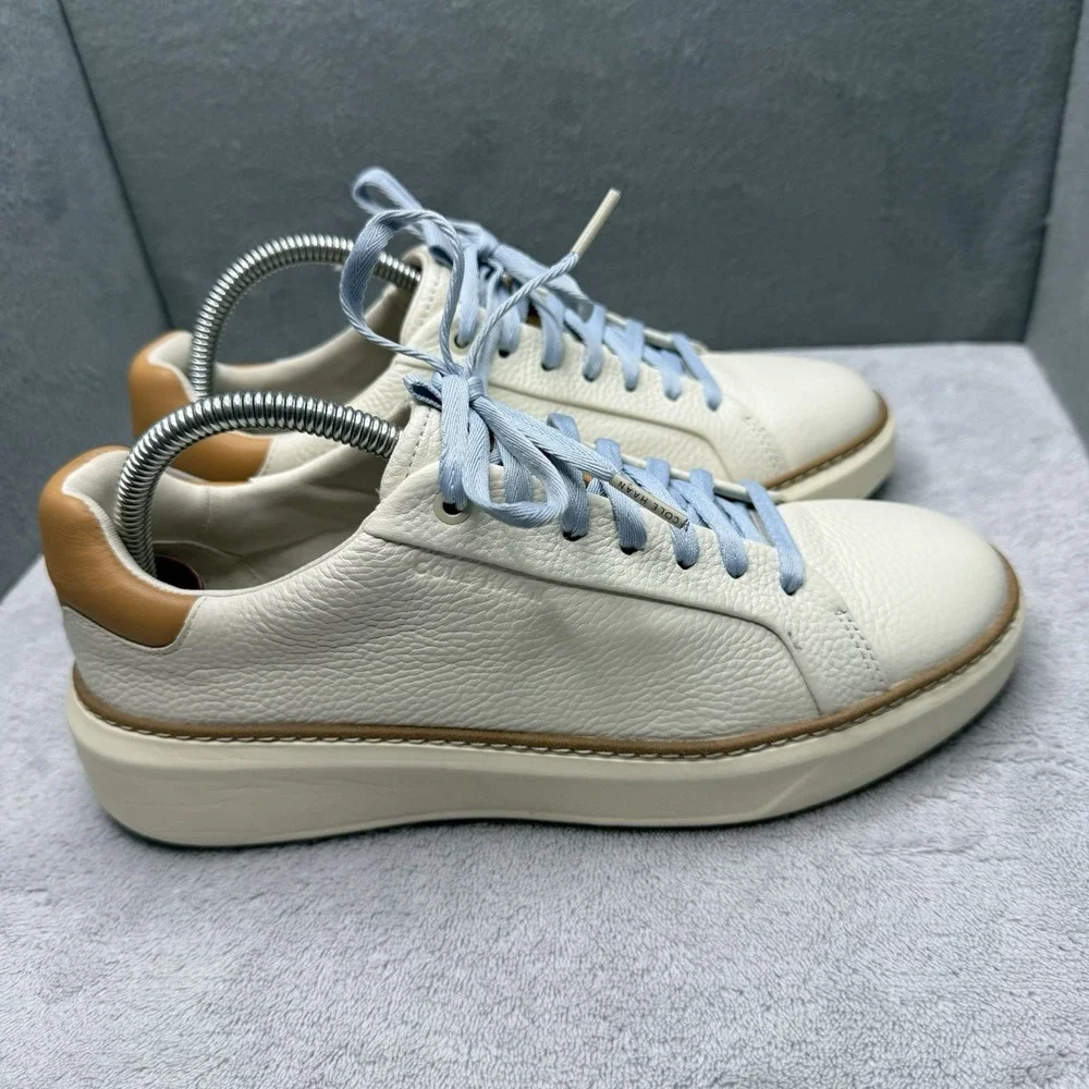 Cole Haan GrandPro Topspin Golf Shoes Women's 8.5M White Leather W32901